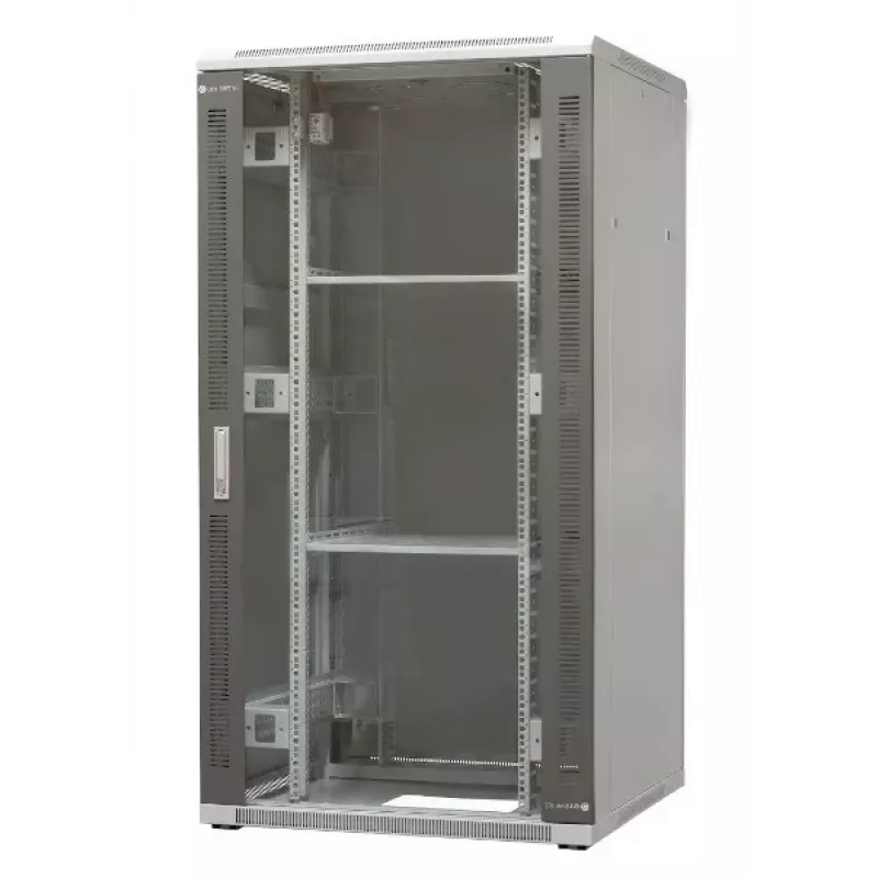 EmiterNet Top brīvstāvošs karkasa skapis 32U 800x800x1540mm metāla/stikla priekšējās durvis EM/SH05D-8832