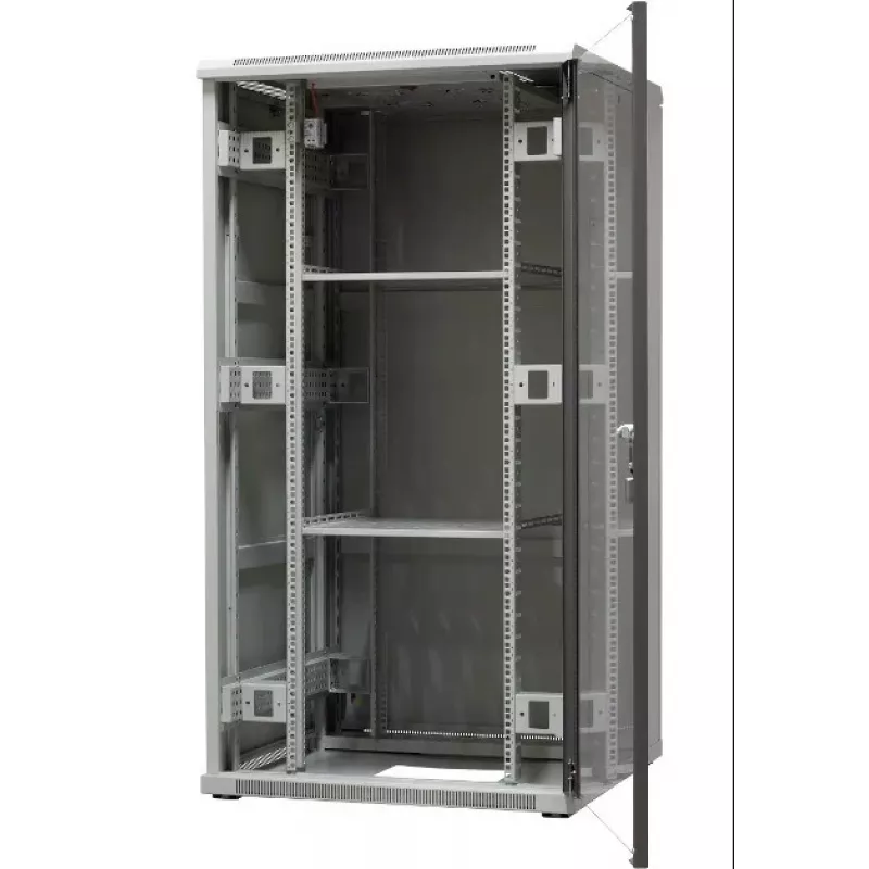 EmiterNet Top brīvstāvošs karkasa skapis 32U 800x800x1540mm metāla/stikla priekšējās durvis EM/SH05D-8832
