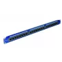 EMITERNET 19 inch 24 portu Cat.6 UTP savienojumu panelis ar integrētu plauktu, 1U, zils DCN/PPFA-951K-248-C6