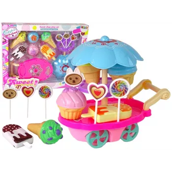LEAN TOYS Saldumu veikala lomu spēles komplekts