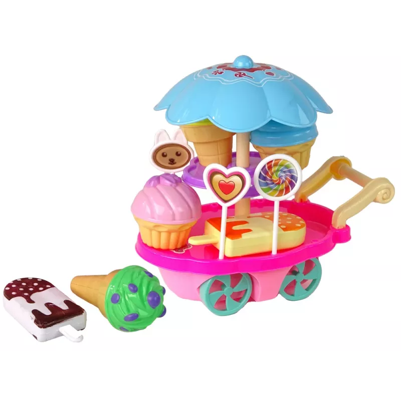 LEAN TOYS Saldumu veikala lomu spēles komplekts