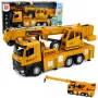 LEAN TOYS 1:12 RC kravas automašīna ar celtni - metāla kabīne, gaismas, skaņas, 2.4GHz 8 kanālu tālvadība