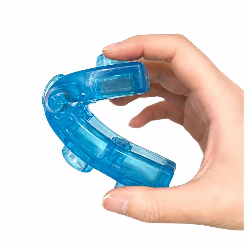 LEAN TOYS Gumijas bloki Elastīga konstrukcija Caurspīdīgi krāsaini 40 gab