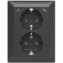 ABB Safety+ USB dubultā kontaktligzda ar 2x USB-C, 15W, ierīkojama, polāri balta 2TKA00006192