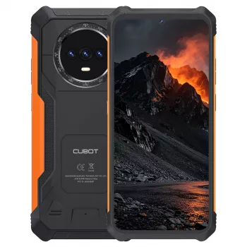 CUBOT KINGKONG ES PRO 6+128GB melns un oranžs izturīgais viedtālrunis