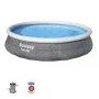 Bestway Fast Set 57376 uz zemes novietojams baseins apaļš 7,340 L pelēks