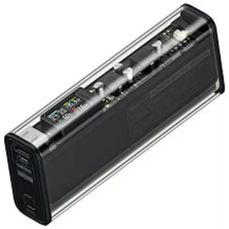 SHARGE Shargeek 140 Powerbank, 20.000mAh, 140W, USB-C, USB-A - melns