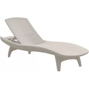 KETER sauļošanās krēsls Pacific White 29195066450