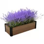 KETER Taisnstūra puķu dobe Maple Trough 106x52x32cm brūna