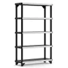 KETER 5 līmeņu plaukts Fused 122.1x45.7x197.2cm melns