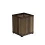 KETER Puķu pods Deco Square Tall Planter Walnut