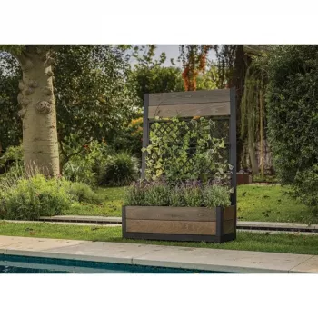 KETER Deco Tulip 110L 2-Rombu Riekstkoka Režģa Puķu Pods