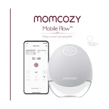 Momcozy - M9 bezrokas piena sūknis - Sarkans