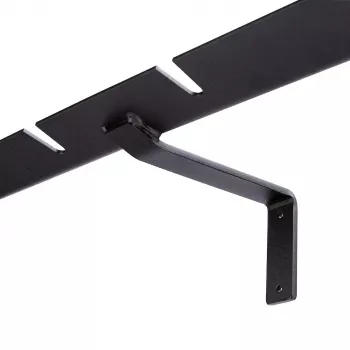 Manfrotto 027 pie sienas montējams statīvu turētājs 8 statīviem, alumīnijs, melns