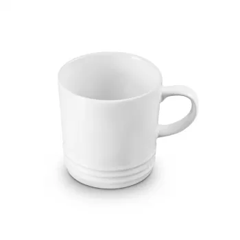 LE CREUSET akmensmasas krūze 350ml balta