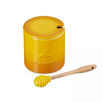 LE CREUSET medus pods ar karoti 420ml keramika dzeltena
