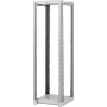 Triton RSX-27-XD6-CXX-A1 27U 19 inch sienas montāžas skapju skapis, 600x600mm, divdaļīgs šūpojošais rāmis, gaiši pelēks