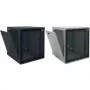 CANOVATE 19 collu sienas montāžas SOHO skapis 9U 540*550, flatpack, melns