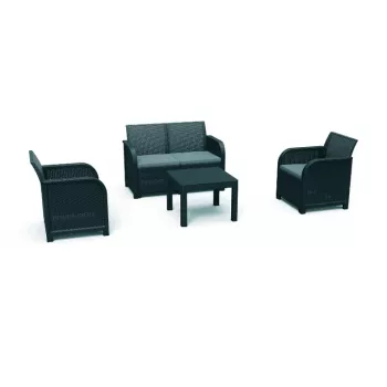 KETER dārza mēbeļu komplekts Rosalie Set ar galdu Classic grey