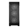 Zalman N7 PLUS V2 ATX Mid Tower datora korpuss, 7 x 120mm ARGB ventilatori, rūdīts stikls, melns