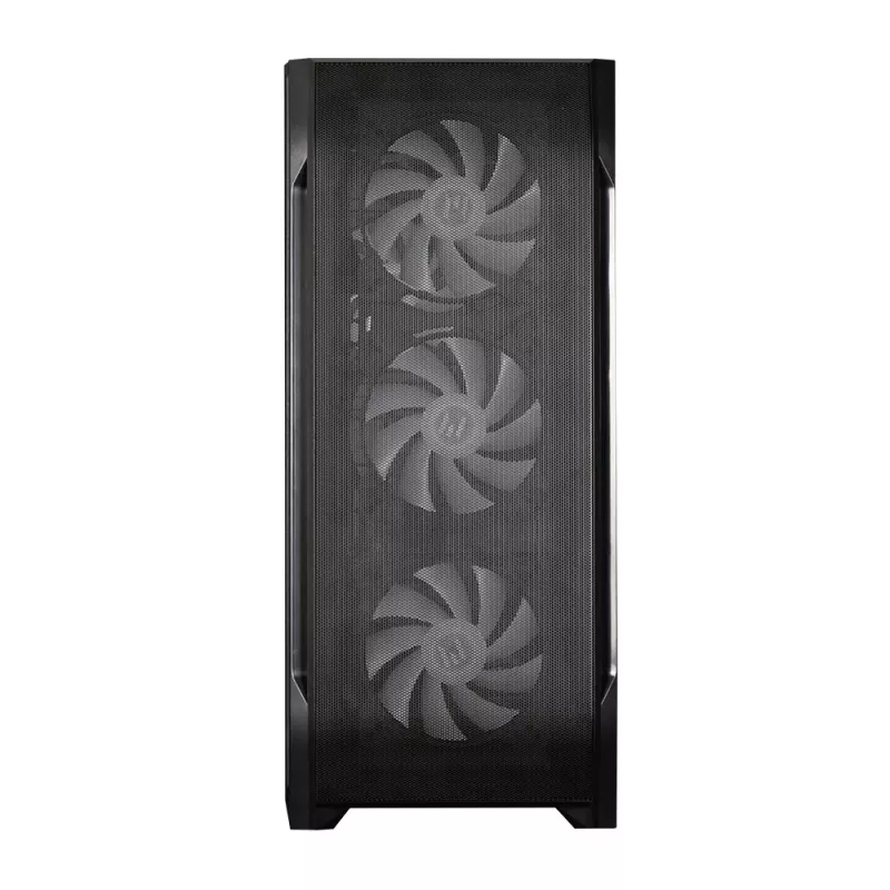 Zalman N7 PLUS V2 ATX Mid Tower datora korpuss, 7 x 120mm ARGB ventilatori, rūdīts stikls, melns
