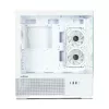 Zalman CHRONIX V2 balts ATX Mid Tower datora korpuss ar 3 x 120mm ARGB ventilatoriem, rūdīta stikla sānu panelis