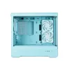 Zalman P30 V2, mATX Mini Tower datora korpuss, 3 x 120mm ARGB ventilatori, piparmētru zaļš
