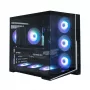 Zalman D40, ATX Mid Tower datora korpuss, 7 x 120mm ARGB ventilatori, melns