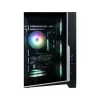 Zalman D40, ATX Mid Tower datora korpuss, 7 x 120mm ARGB ventilatori, melns