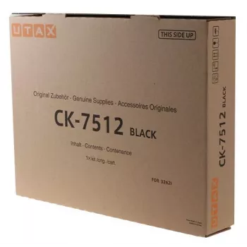 UTAX CK-7512 oriģinālais melnā tonera komplekts (1T02V70TA0), 20 000 lappušu