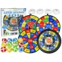 LEAN TOYS spēles komplekts šautriņu mešana 36 cm vairogs bumbiņas uz Velcro