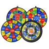 LEAN TOYS spēles komplekts šautriņu mešana 36 cm vairogs bumbiņas uz Velcro