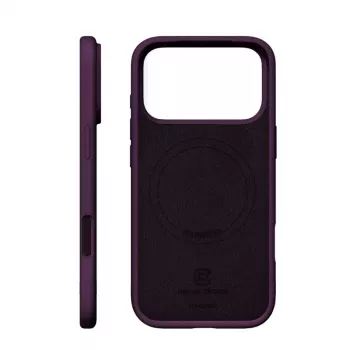 Crong Color Cover Magnetic - Maciņš MagSafe iPhone 18 Pro / 17 Pro (plūmju krāsā)