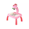 LEAN TOYS Tāfeles projektors Projektors mācīšanās zīmēt Rozā dinozaurs