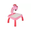 LEAN TOYS Tāfeles projektors Projektors mācīšanās zīmēt Rozā dinozaurs