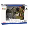 LEAN TOYS dzīvnieku figūru komplekts zirgs, pelēkais zaķis, fermeris