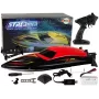 LEAN TOYS motorlaiva R/C 2.4G sarkana 35 KM/H
