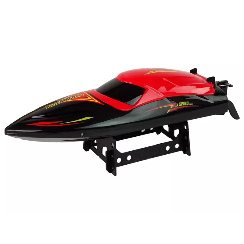 LEAN TOYS motorlaiva R/C 2.4G sarkana 35 KM/H