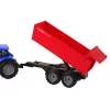 LEAN TOYS Traktors ar piekabi Lauksaimniecības transportlīdzeklis Ferma Zils