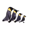 LEAN TOYS Plīša imperatora pingvīna maskots 25 cm