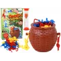 LEAN TOYS Pērtiķu grozs Krītošo pērtiķu arkādes spēle