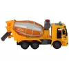 LEAN TOYS Betona maisītāja mašīna ar rotējošu bumbieri, skaņa, gaisma, dzeltena 1:16