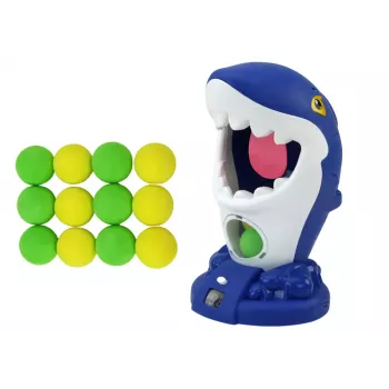 LEAN TOYS Arkādes spēle Haizivs Šaušanas Bumbiņu Pistole