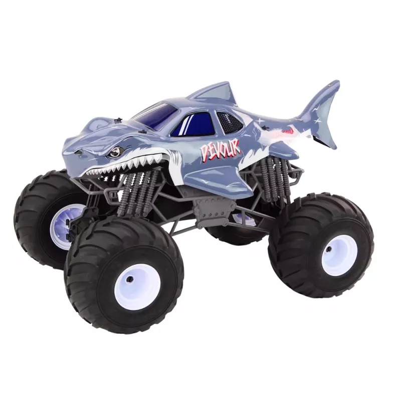 LEAN TOYS Liela bezceļa tālvadības automašīna 2.4G RC 1:6 Shark