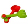 LEAN TOYS Smilšu spaiņa komplekts ar dušu, lāpstiņu, grābekli, veidnēm, dinozauriem