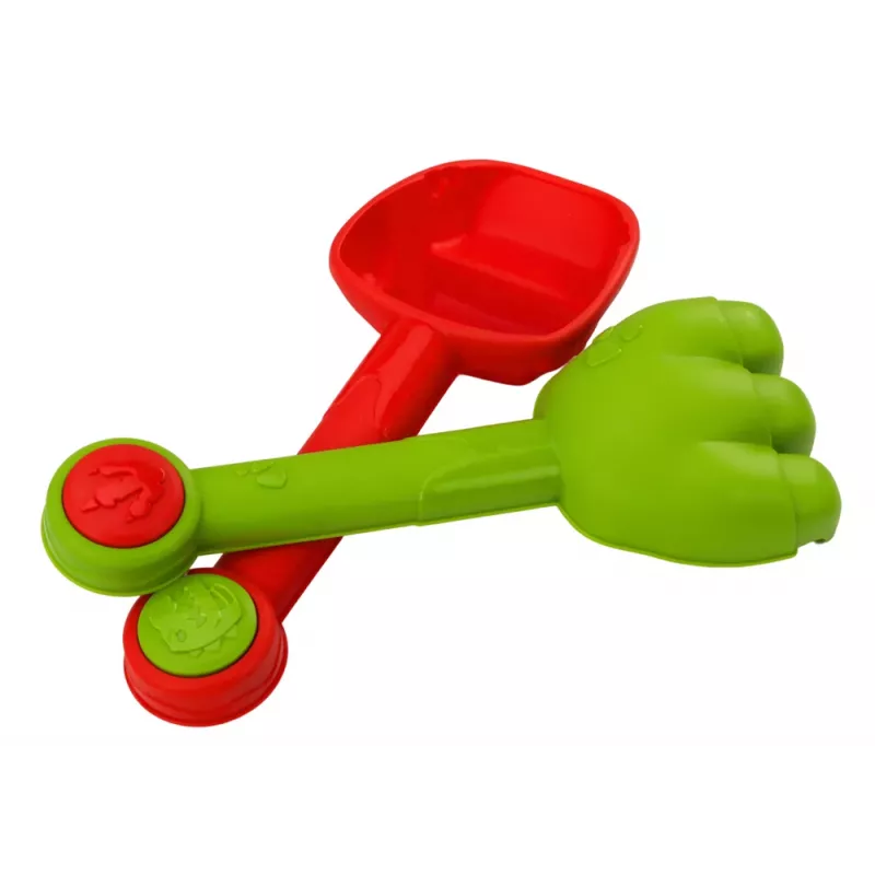 LEAN TOYS Smilšu spaiņa komplekts ar dušu, lāpstiņu, grābekli, veidnēm, dinozauriem