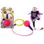 LEAN TOYS Skipper Hula Hop lecamaukla, rozā, LED