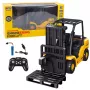 LEAN TOYS Tālvadības autokrāvējs RC 2.4G Palete Dzeltens