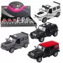 LEAN TOYS bezceļa SUV auto metāla atsperu piedziņa atveramās durvis asorti