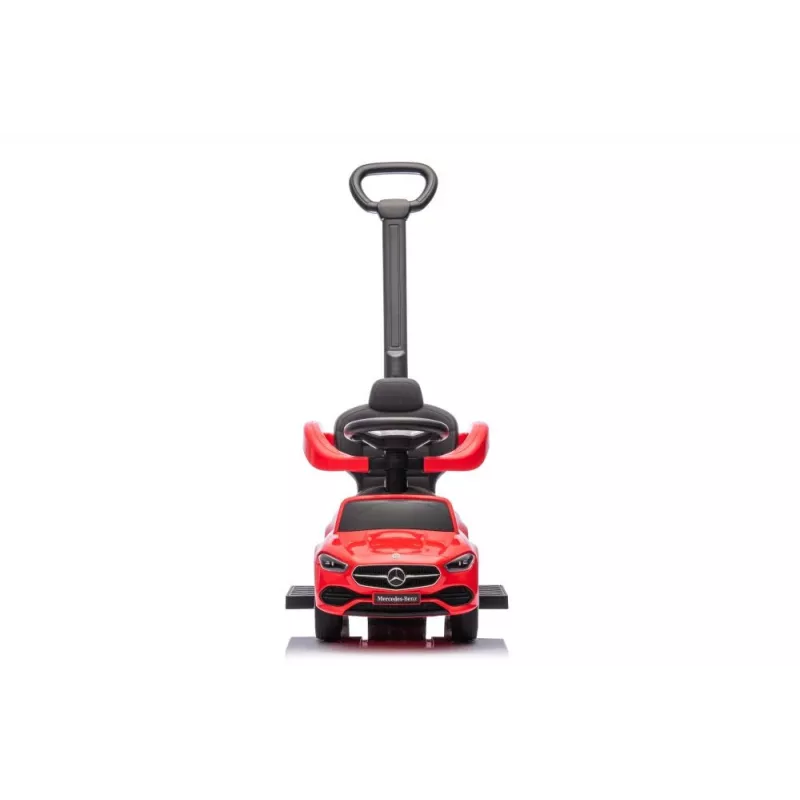 LEAN TOYS braucamais ar stūmēju Mercedes 3in1 sarkans